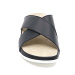 Berkemann slipper zwart leder 01464